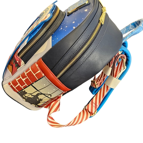 Disney Loungefly Mini Backpack Tim Burton's Nightmare Before Christmas NEW - Picture 2 of 5